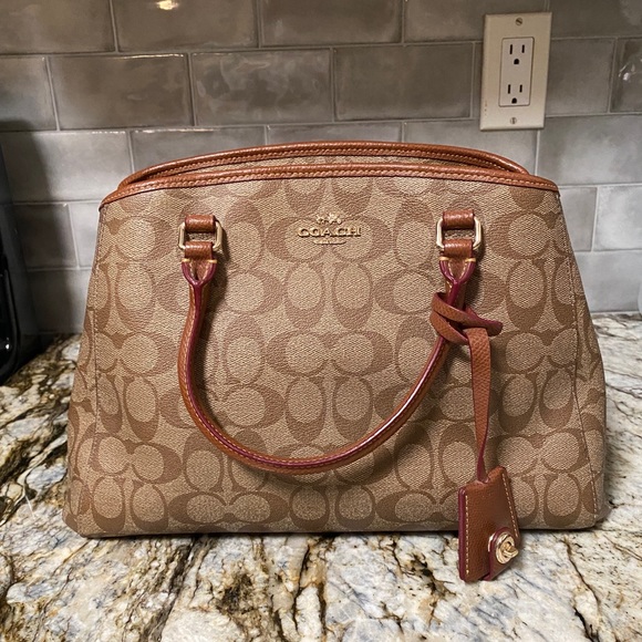 Coach Handbags - Coach Lillie Carryall In Signature Canvas NWOT